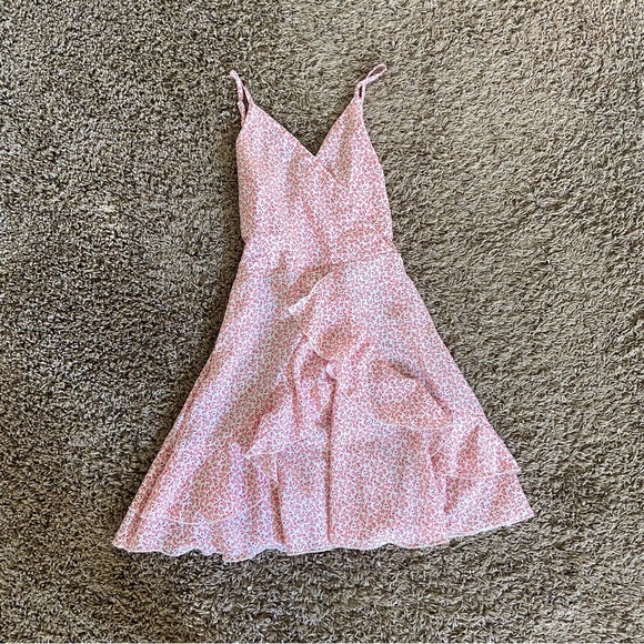SHEIN Dresses & Skirts - Medium White and Pink Summer Sundress
